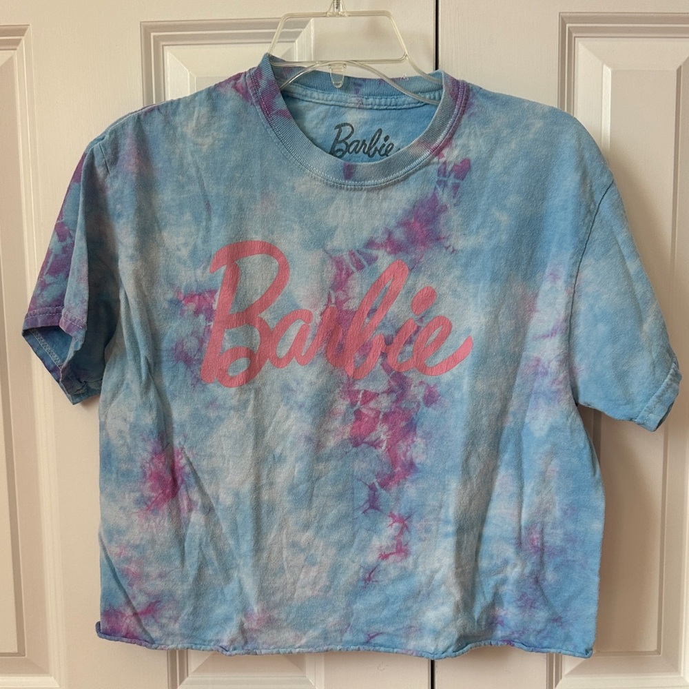 Barbie Vintage Tie-Dye Tee - Blue and Pink